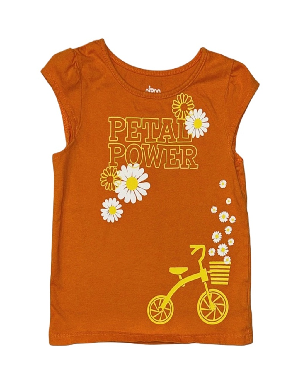 CIRCO Girl's Orange Graphic Tank Top 4T
